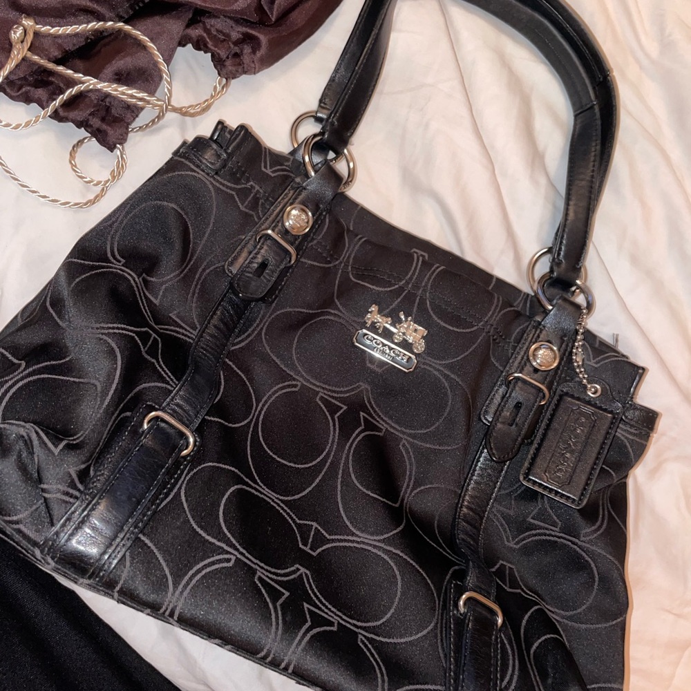 Black coach bag
